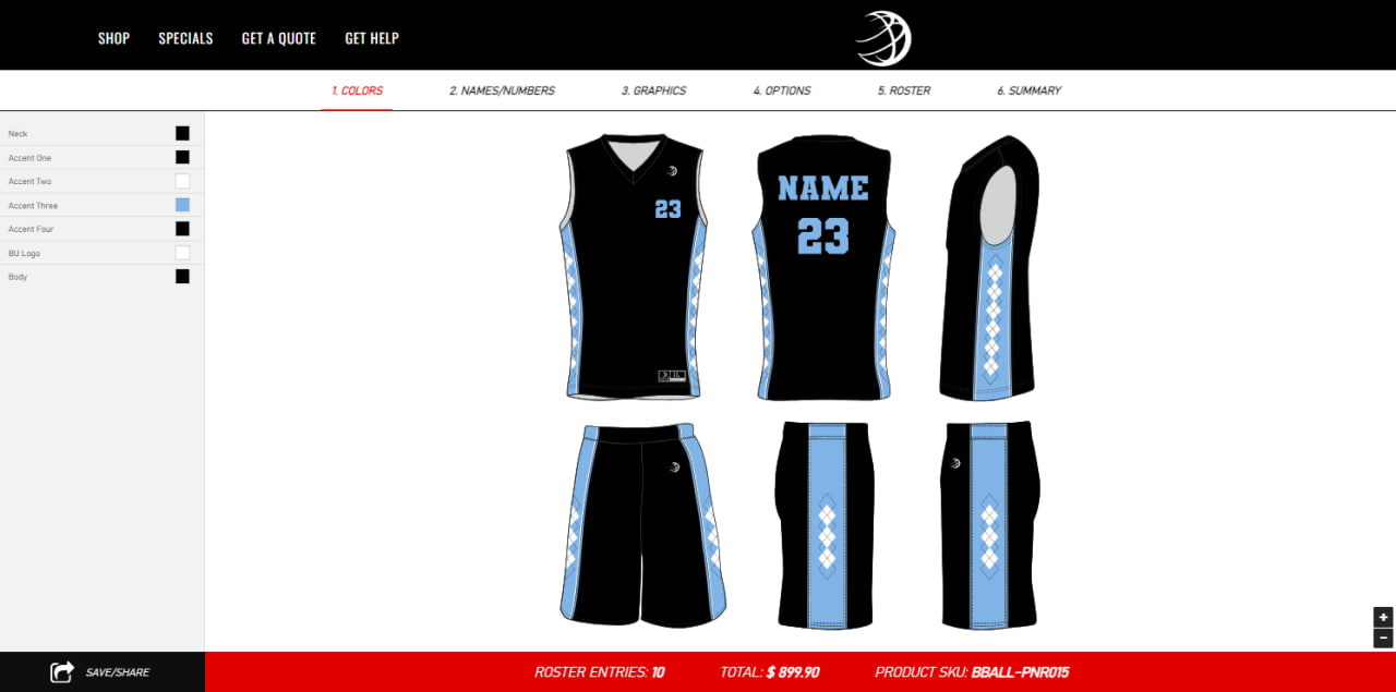 BeastUp Uniform Builder