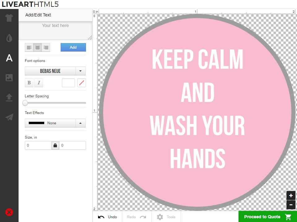 custom round sticker with 