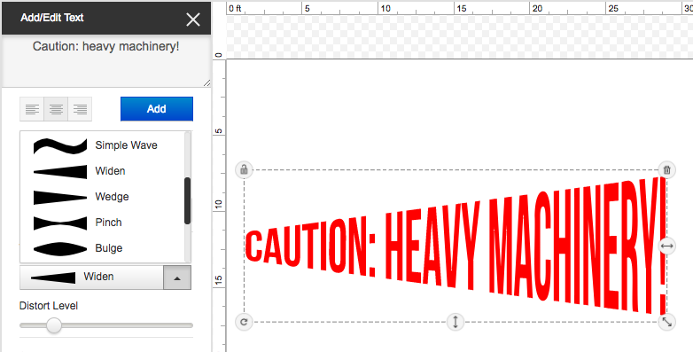 New feature in LiveArt HTML5 designer: vector text effects