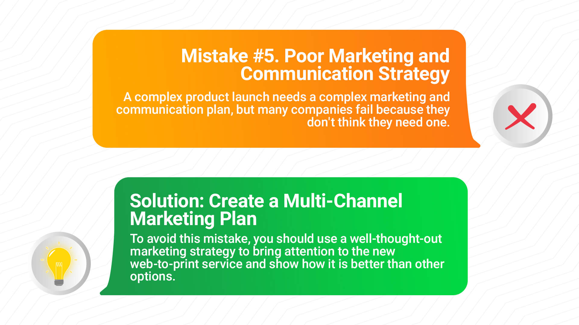 Mistake #5. Poor Marketing and Communication Strategy