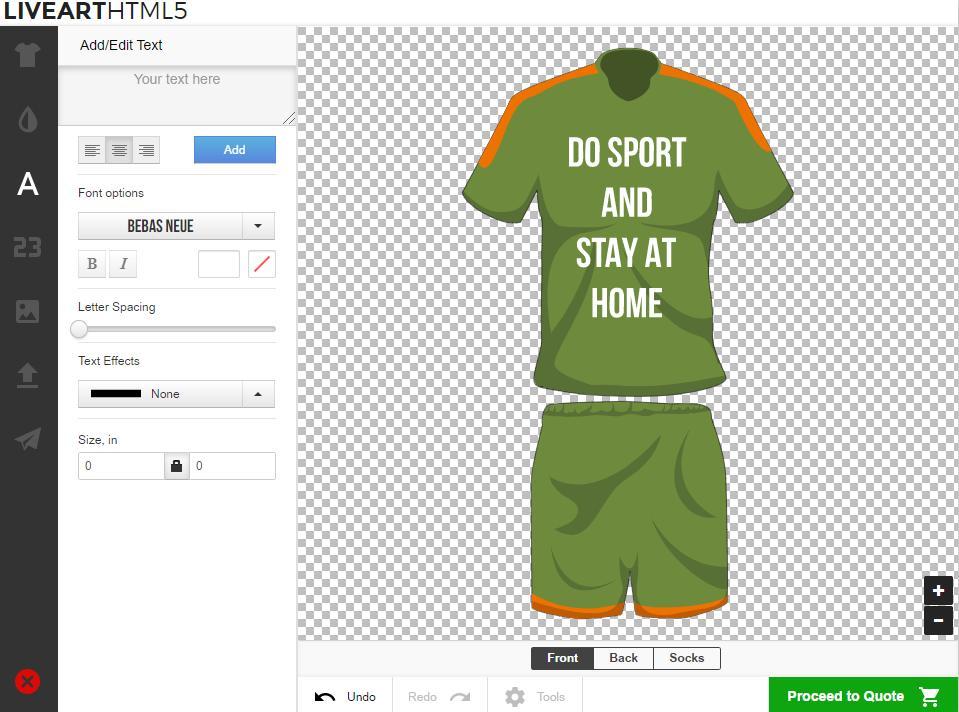 custom green coronavirus sport uniform with 