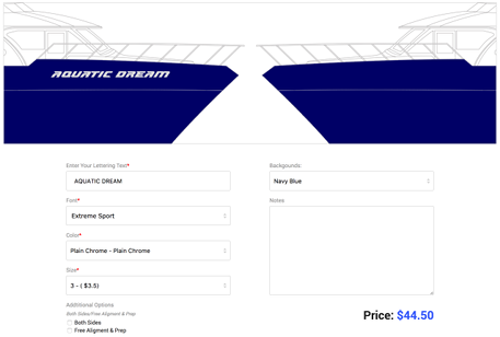 boat name designer online